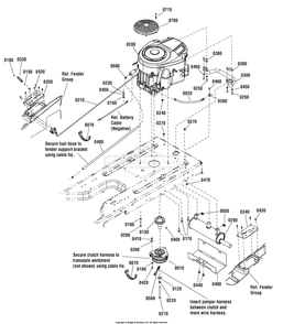 Engine Group - 26hp Briggs And Stratton (7501871) Diagram and Parts List for 7800690ASN (107280072)(2011) Briggs and Stratton Lawn Tractor